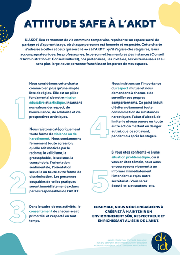 Charte de l'AKDT